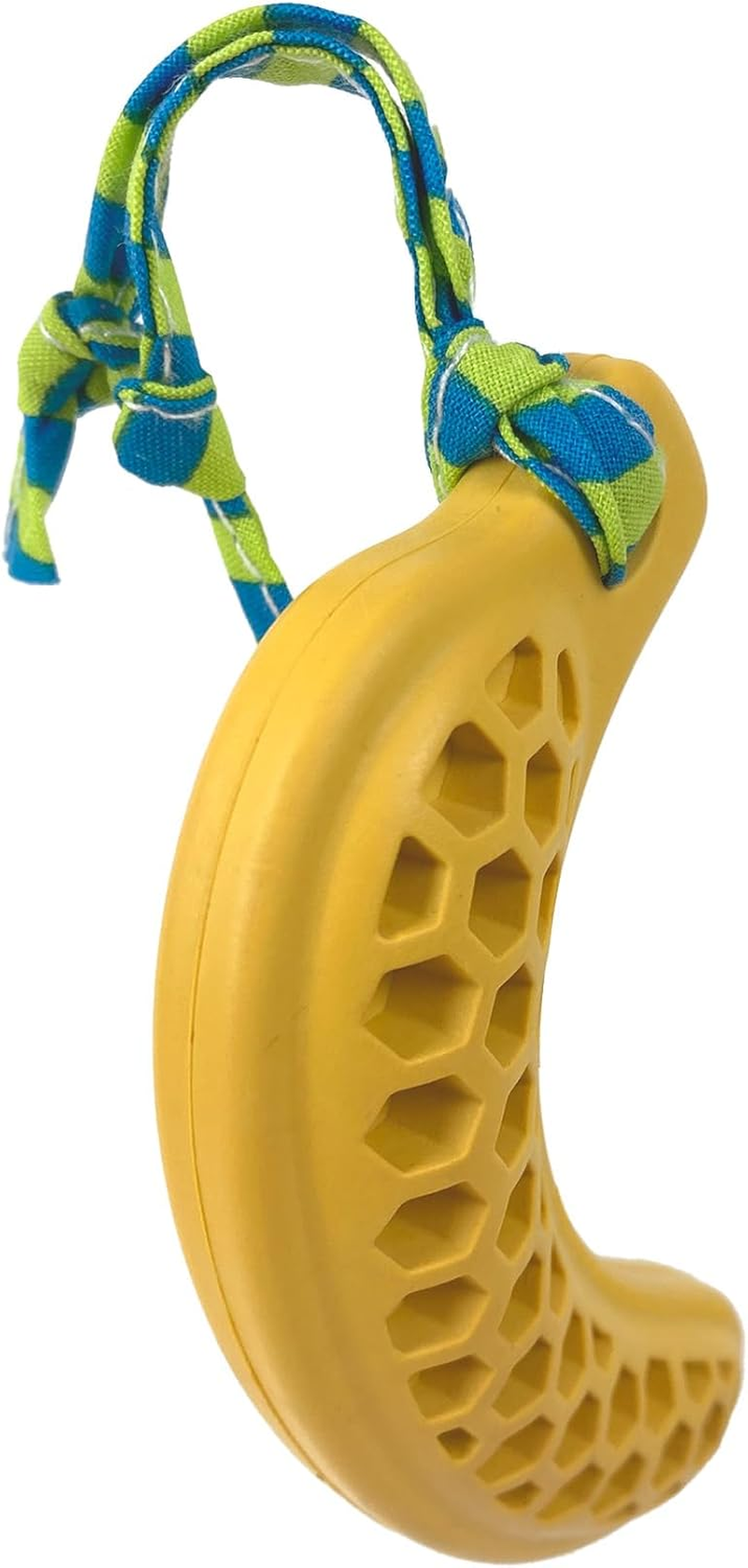 Ruff Play Rubber Dental Banana Dog Toy, Yellow - Dog Teething Toy, Chew Toys, Durable Chew Toys, Safe & Non-Toxic, Aids Dogs Dental Health image number 3
