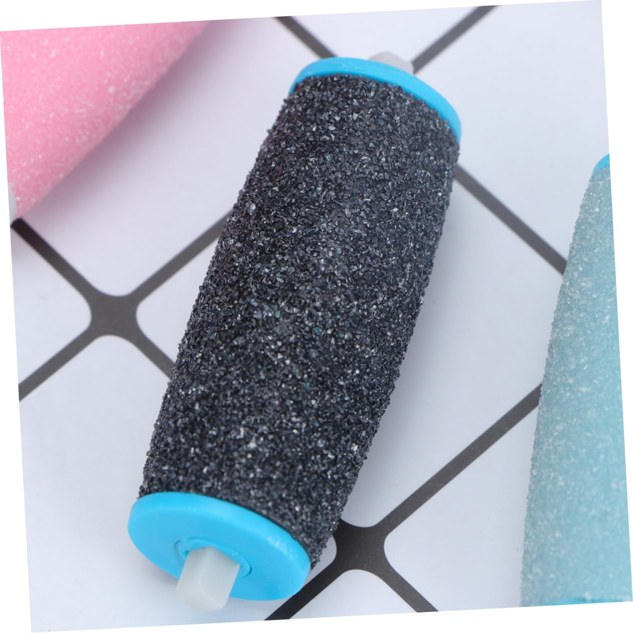 ELAYARD 10Pcs Foot Head Replacement Roller for Pedicure Exfoliating Wheelheads for Dead Skin Cuticles Removal image number 3