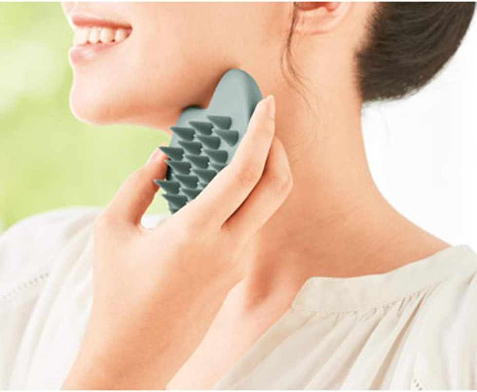 35065 Shampoo Brush, Silicone, Comfortable, Scalp Massage, Promotes Blood Circulation, Prevents Hair Loss, Tight & Easy Daily Massage Brush image number 4