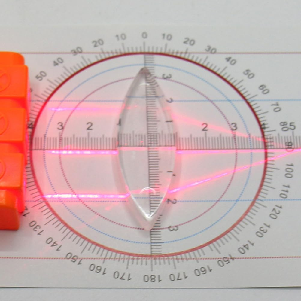 CLISPEED Optical Experiment Set - Physics Science Kit with Multifunctional Reflector Prism Convex & Concave Lenses for Classroom Learning & Lab Demonstrations image number 4
