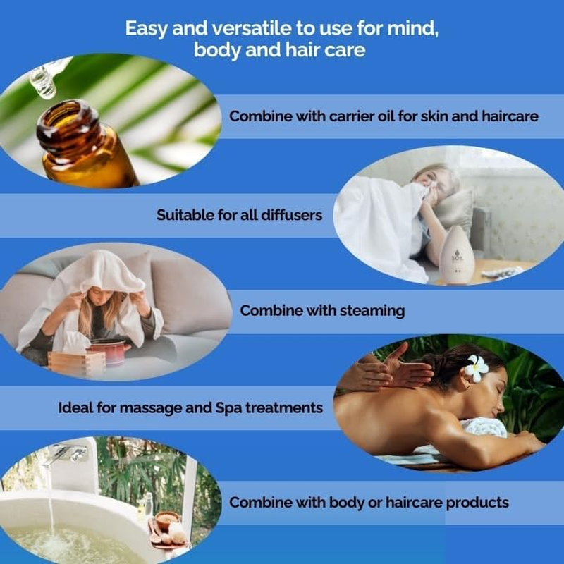 Soil Easy Breathe Organic Essential Oil Blend, Contains Eucalyptus, Peppermint, Cajeput, Clove Oil, Essential Oil Diffuser, No Additives, 10Ml image number 6