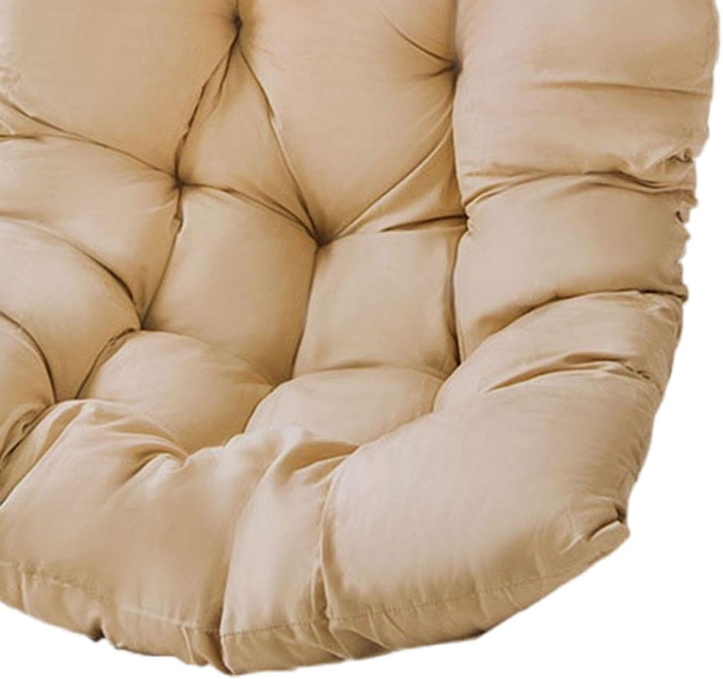 Hanging Egg Chair Cushion Chair Seat Cushion Garden Chair Mat Swinging Chair Pad for Lawn, Khaki image number 1