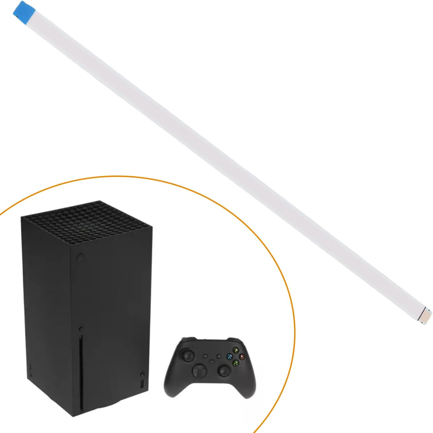 Create Idea Game Console Power Switch Cable Compatible with Xbox Series X Game Machine