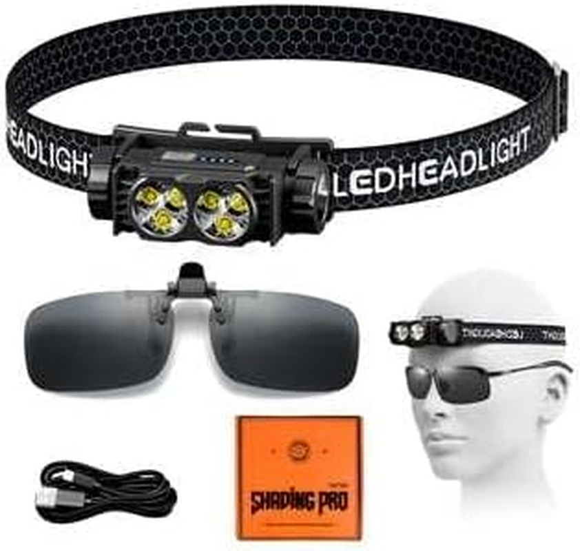 Tattoo Light for Shading and Touch-Up,Tattoo Shading Pro Tattoo Equipment and Supplies.,Tattoo Polarizing Glasses, Removing Reflections in Tattoo Work or Tattoo Photography (Polarized Lens Clip Set) image number 4