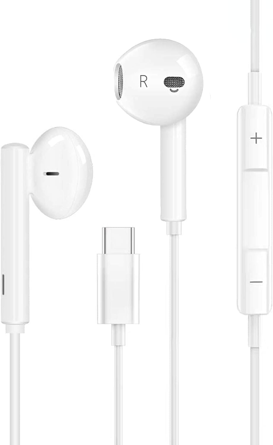 USB C Headphones, In-Ear Earphones with Mic for Galaxy S24 / S23 / S22 / S21, Note 20/10, Ios Phone 15/16 MAX,PRO MAX,MINI Other USB C Device without 3.5Mm Jack. image number 1