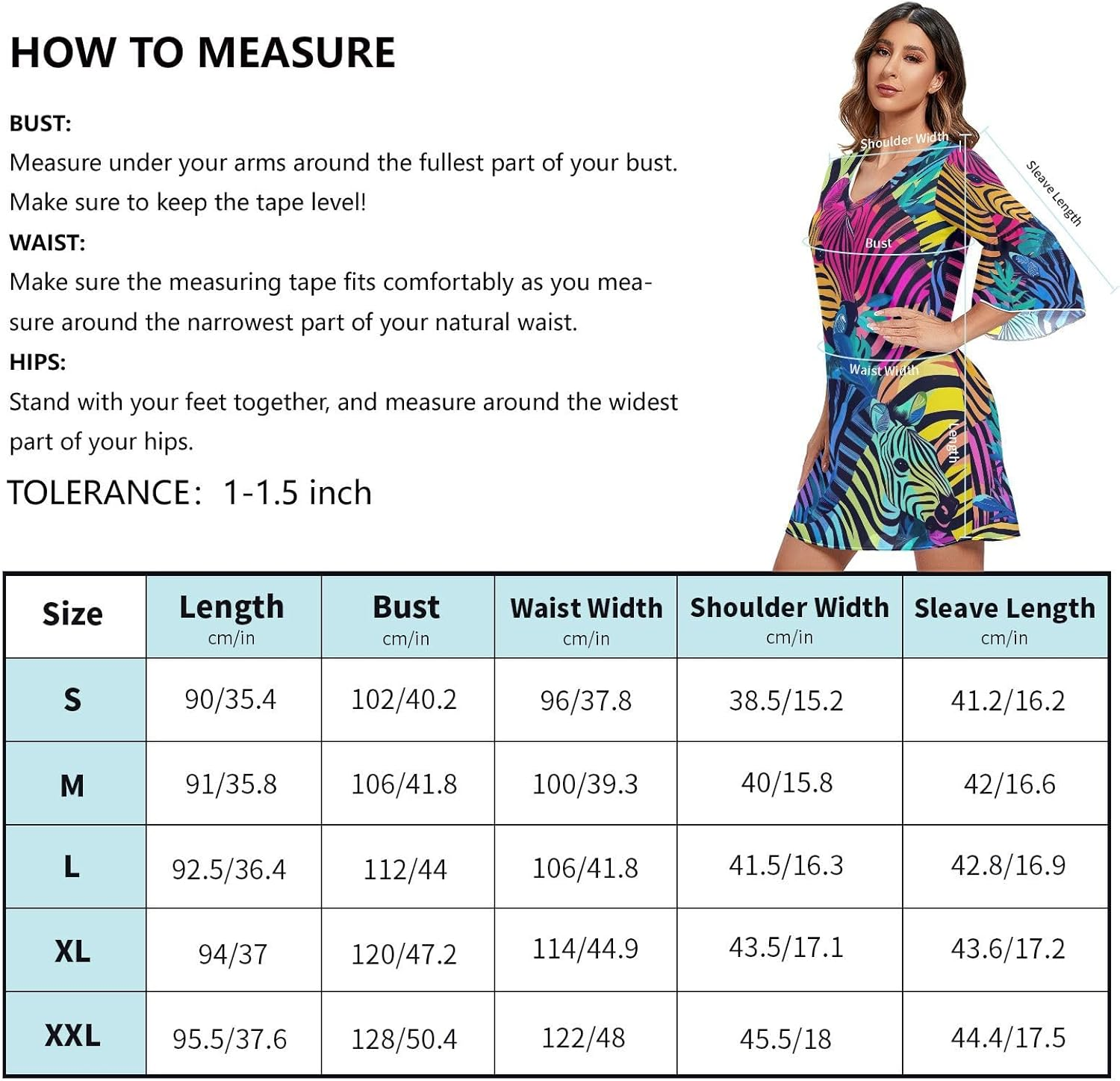 Retro Neon Zebra Casual Dress Printed Chiffon Line Maternity Dress image number 1