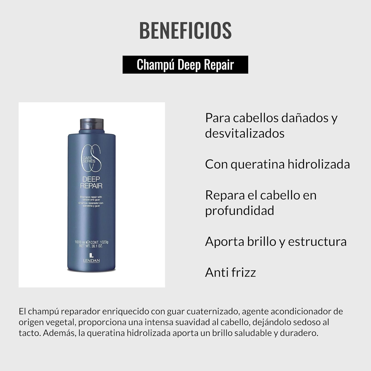 Lendan LD CS Deep Repair Repair Shampoo - 1000Ml