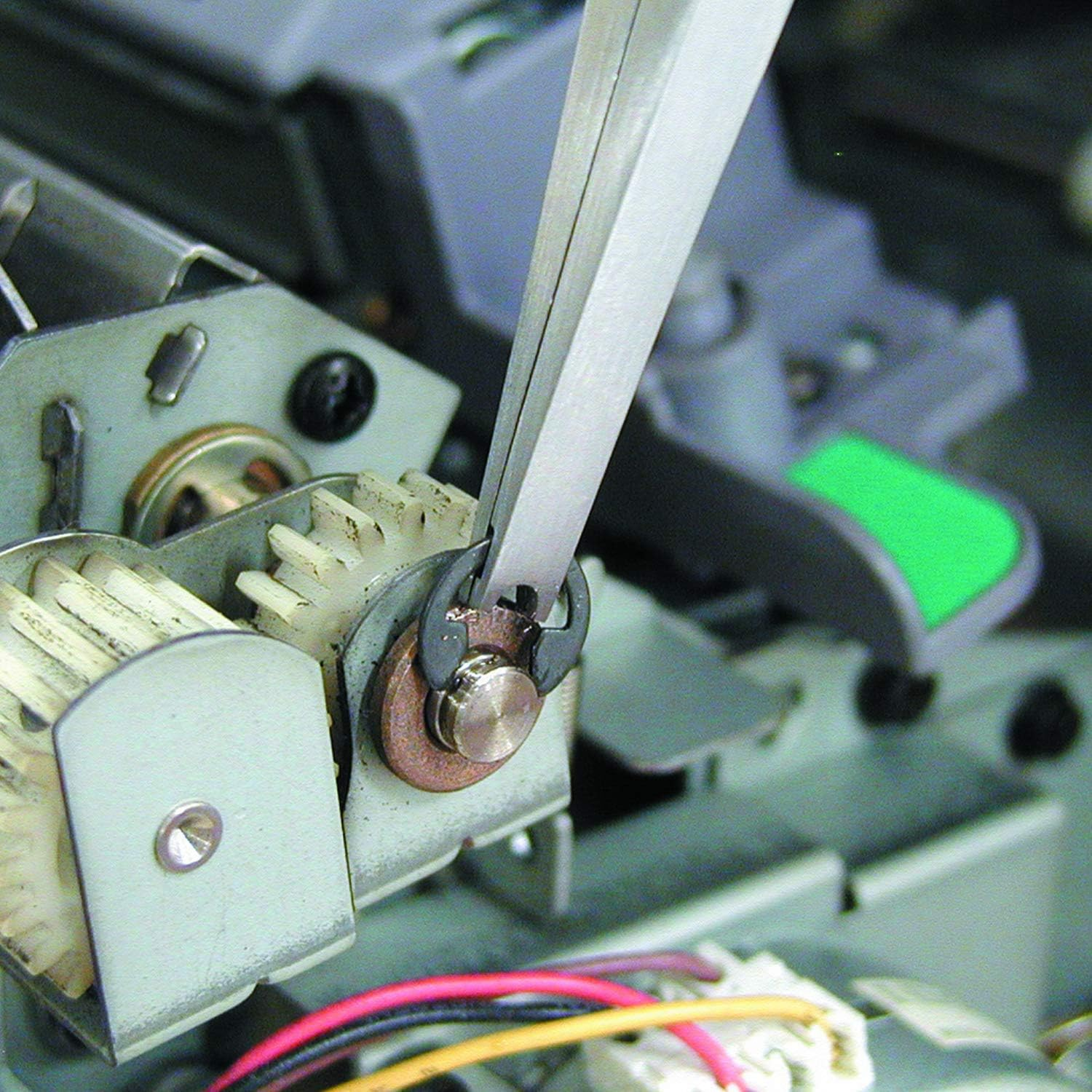 E-Ring Pliers with a Unique Groove on the Jaws for Fastening and Removing E-Clip, Retaining Ring, Circlip. ENGINEER PZ-01 image number 1