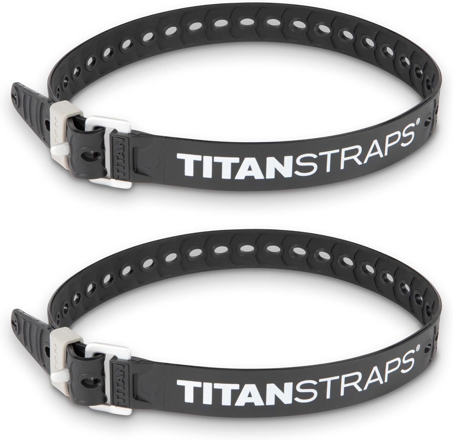 Titan Industrial Straps &ndash; Safety Strap Set to Secure Splits, Cargo Bikes, Garden Hoses, Wood Working Projects &ndash; 70 Lb. Working Load, 30" Length, Fluoro Blue, 4-Pack