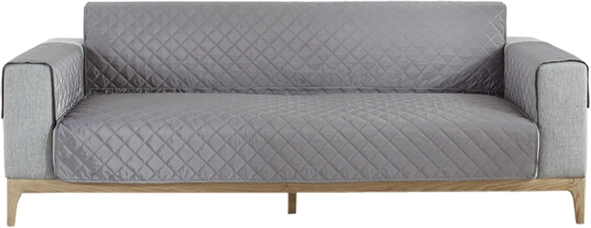 Waterproof Pet Sofa Cover (Maroon, 2 Seater) - Diamond-Quilted, Anti-Slip Base, Antifouling, Well-Stitched Edges - Ideal Pet Covers for Sofas and Lounge Protection