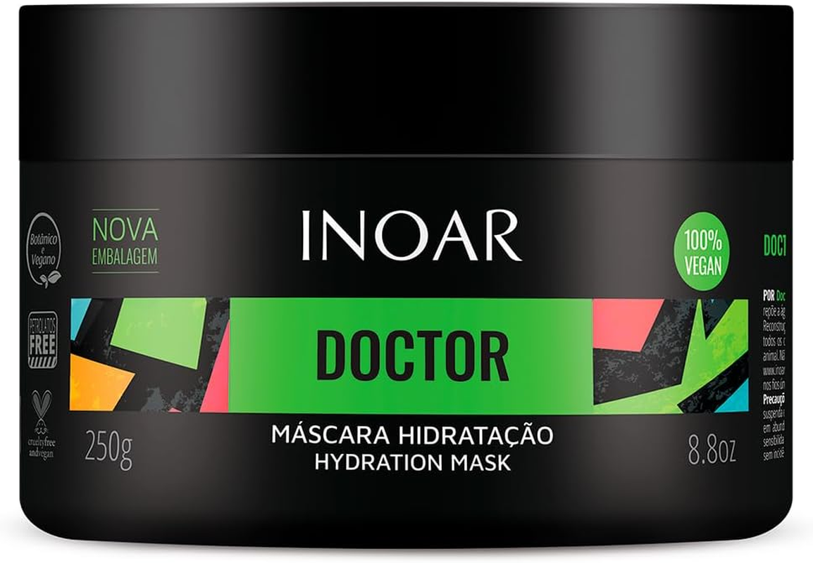 Inoar Doctor Moisturizing Hair Mask 8.8Oz/250G image number 3