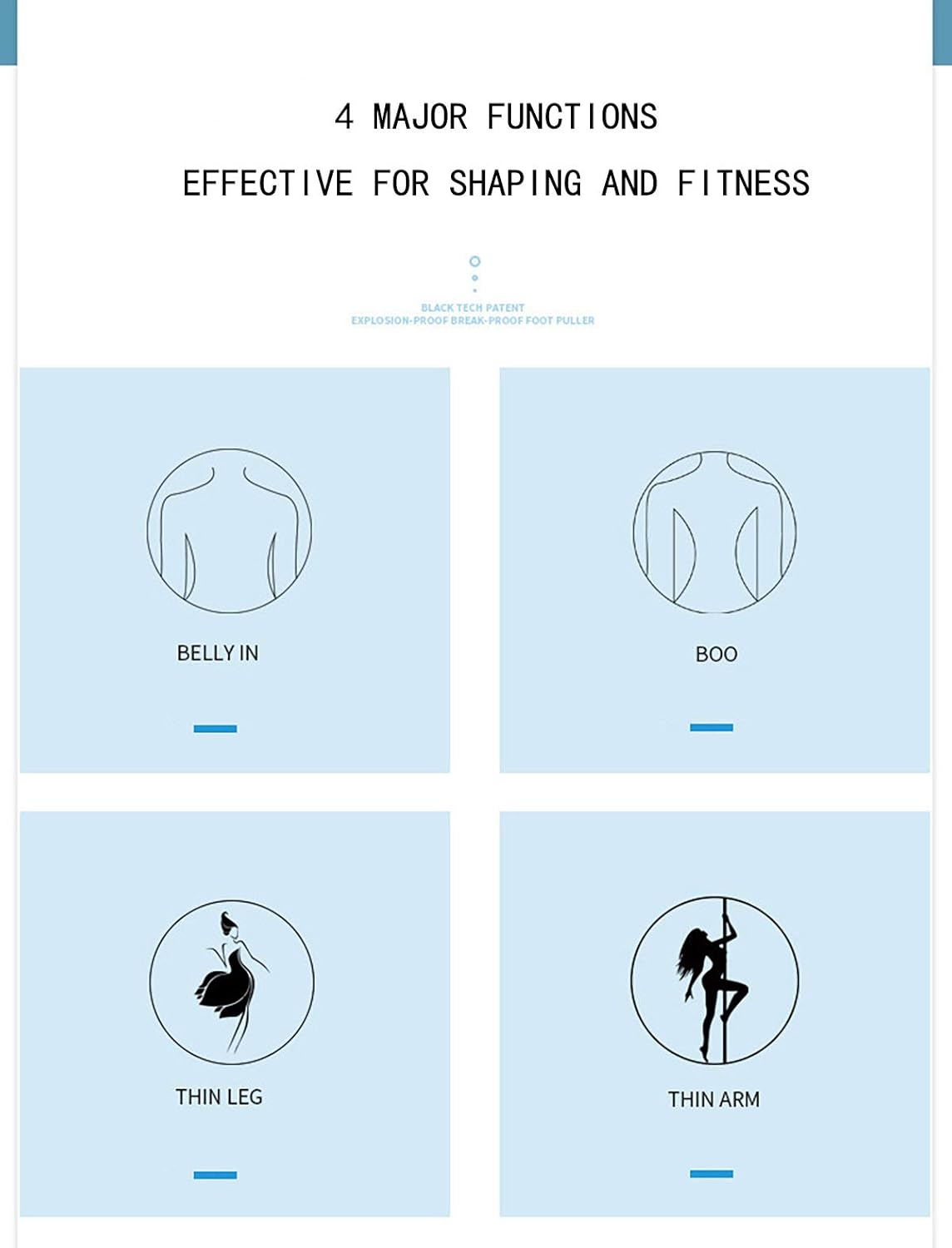 Resistance Band Yoga Rally Strap Body Shaping Pull Rope Silicone Pull Elastic Yoga 8 Word Shape Stretch Chest Fitness Tools image number 1