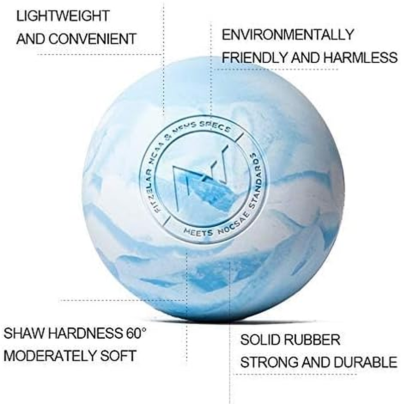 Massage Lacrosse Balls for Myofascial Release , SGS Certification, Massage Deep Tissue for Back and Shoulder, Trigger Point Therapy, Muscle Knots , Relieving Muscle Pain, Yoga Ball for Feet image number 1