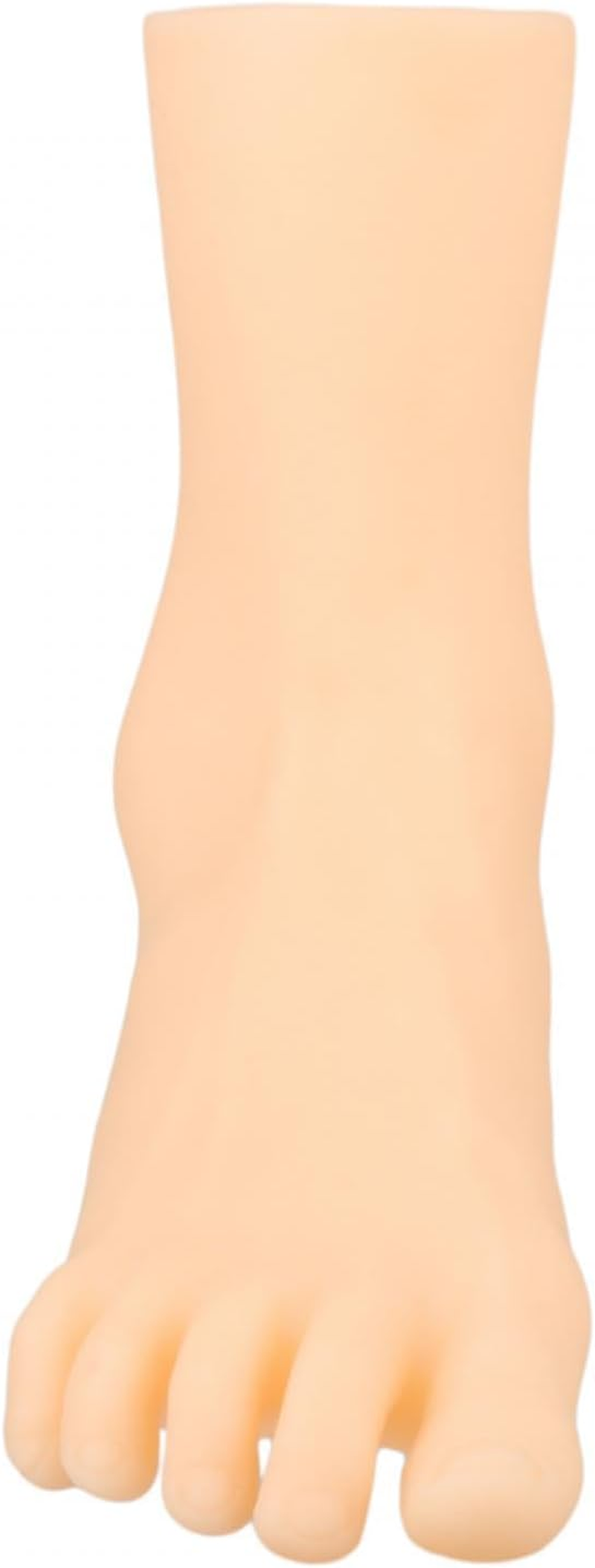 Eigell Foot Model, Women Mannequin Foot Display, Simulation Ankle Bracelet Shoes Sock Display for Shoes Socks Toe Rings Chains, Right Style A