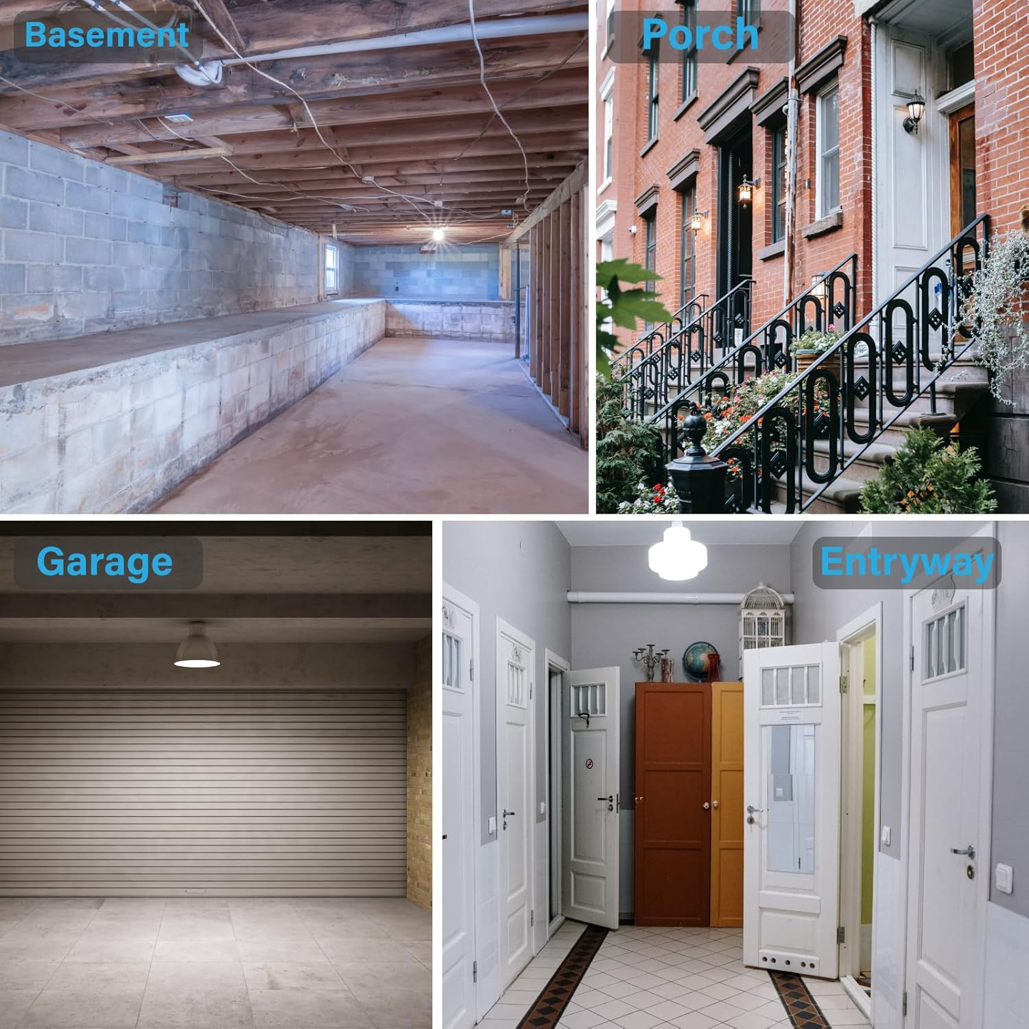 Bonlux 12W E27 Dusk to Dawn Outdoor LED Lights Sensor Bulbs, Automatic On/Off Lamps with 1000 Lm, for Porch, Garage, AC85-265V (Pack of 2, Cool White 6000K) image number 2