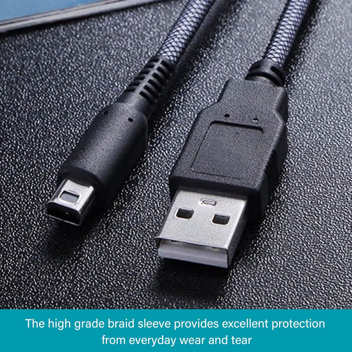 Ejoyous 3DS USB Charger Cable (2 Pcs, 1.5M/4.9Ft) Compatible with 2Ds/3Ds/3Dsxl/New3Ds/New3Dsxl/New2Dsxl/Ndsi/Ndsi LL of Power Bank/Wall-Charger/Car-Charger image number 6