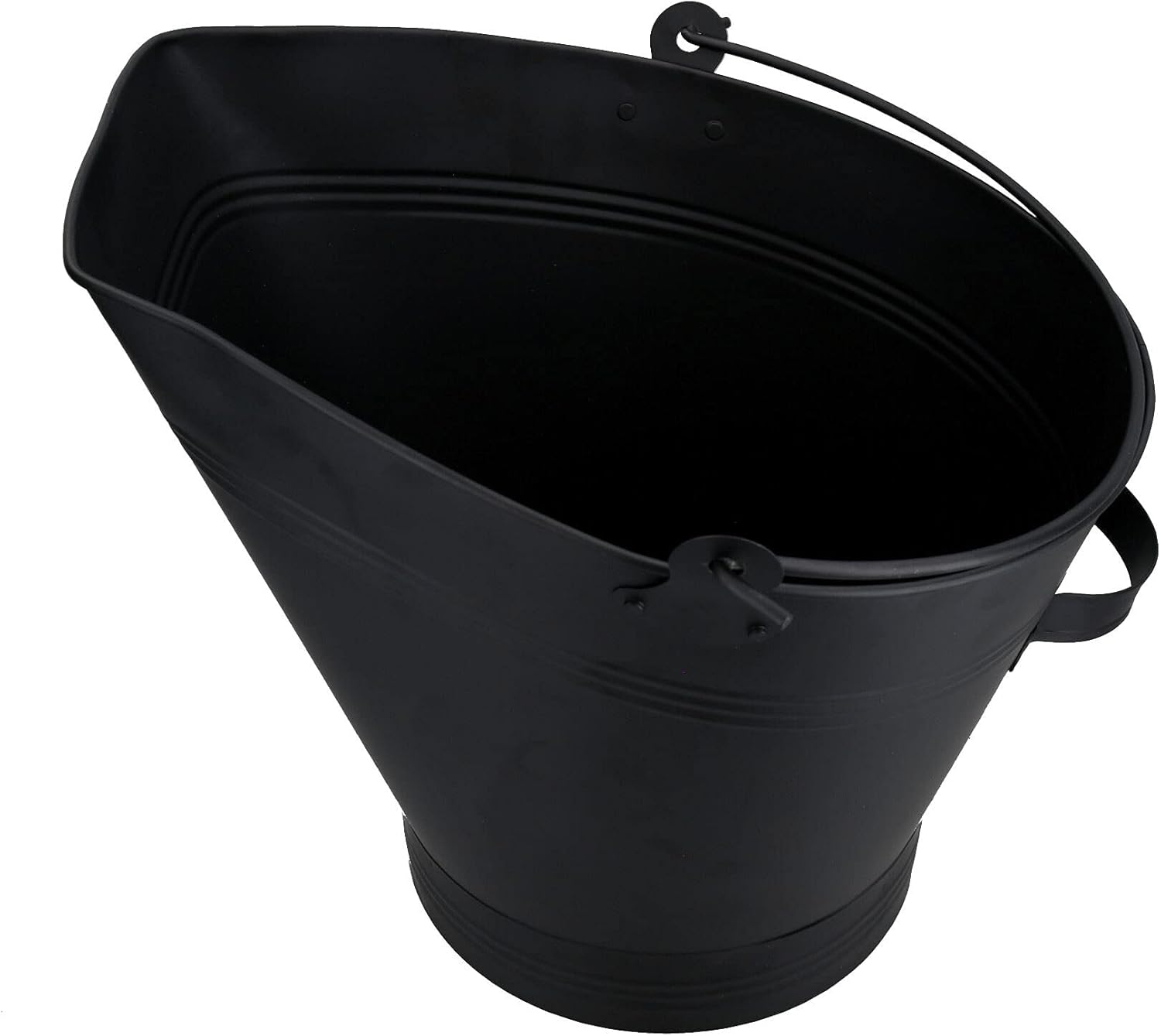 Fireplace Waterloo Style Black Coal Log Burner Scuttle Bucket Wide Mouth Fire image number 1