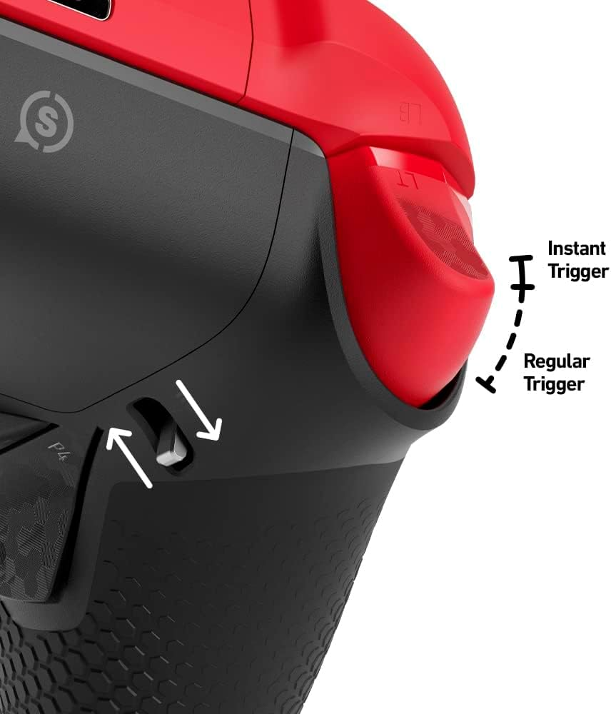 SCUF Instinct Pro Performance Series Wireless Xbox Controller - Remappable Back Paddles - Instant Triggers - Xbox Series X|S, Xbox One, PC and Mobile - Red image number 6