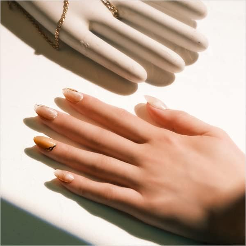 Lisd'Or Spirit Shell Spirit Shell Gel Nail Stickers, Hand Nails, Pack of 24 image number 1