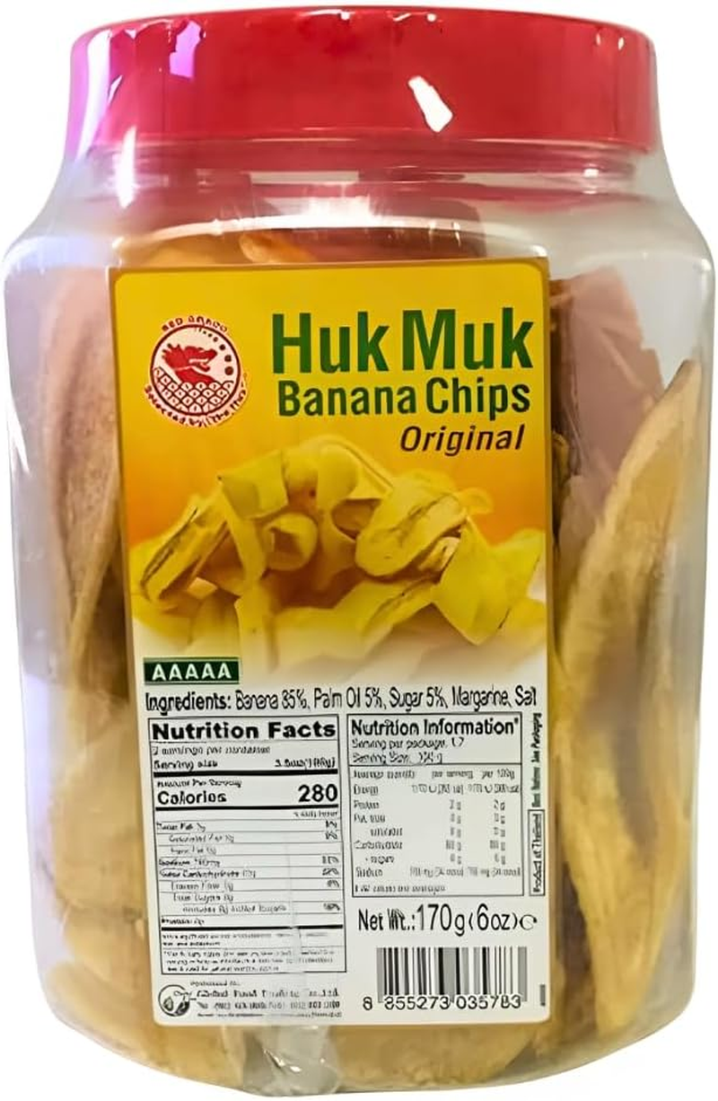 Red Drago Banana Chip Huk Muk Original 170 G
