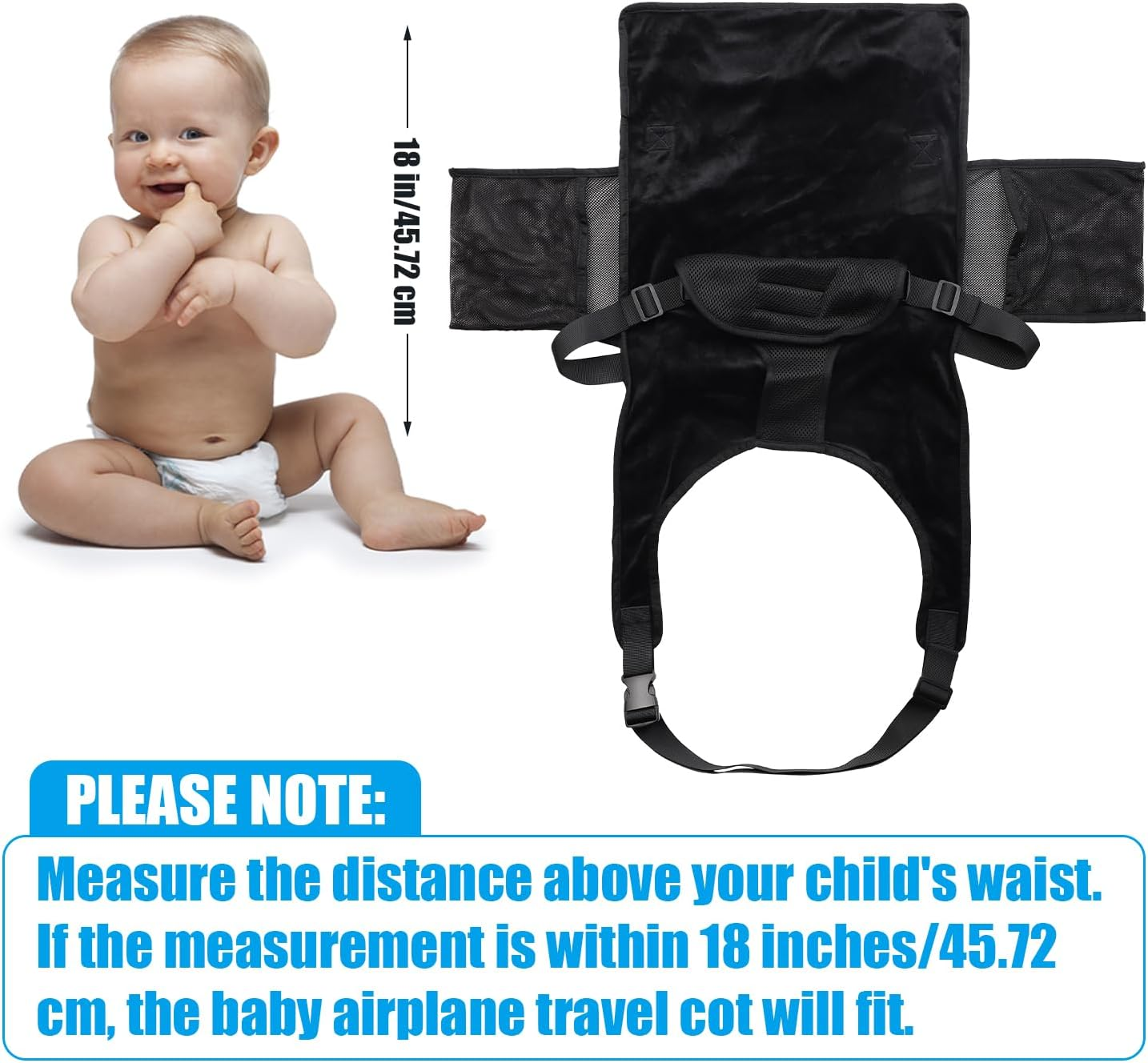 Airplane Footrest for Kids, Lightweight Foldable Toddler Airplane Bed Toddler Airplane Seat Extender Portable Children'S Airplane Footrest Travel Accessories image number 3