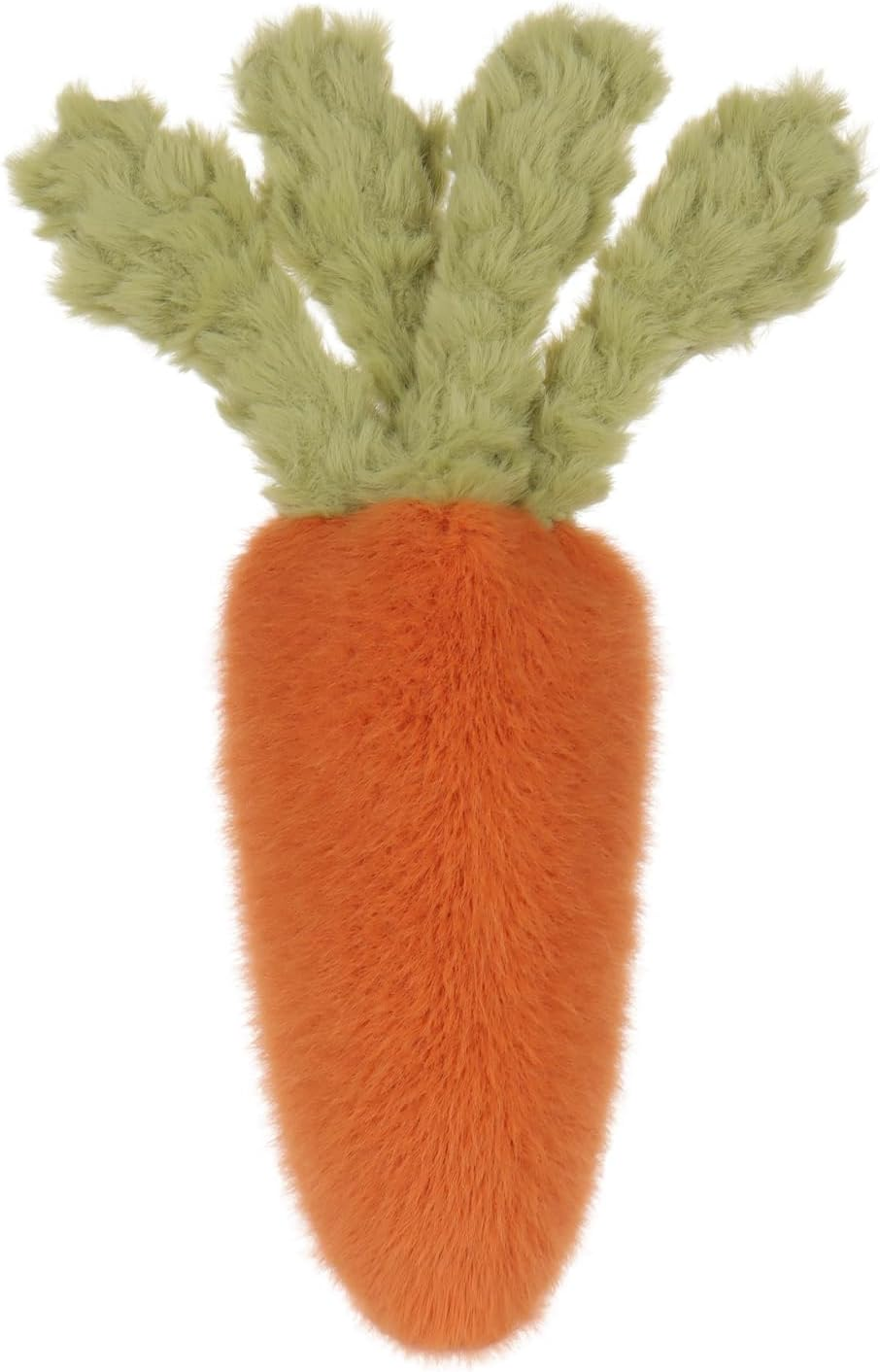 Apricot Lamb Toys Plush Green and Orange Naive Carrot Stuffed Vegetable Soft Cuddly Perfect for Kids 8.7 Inches