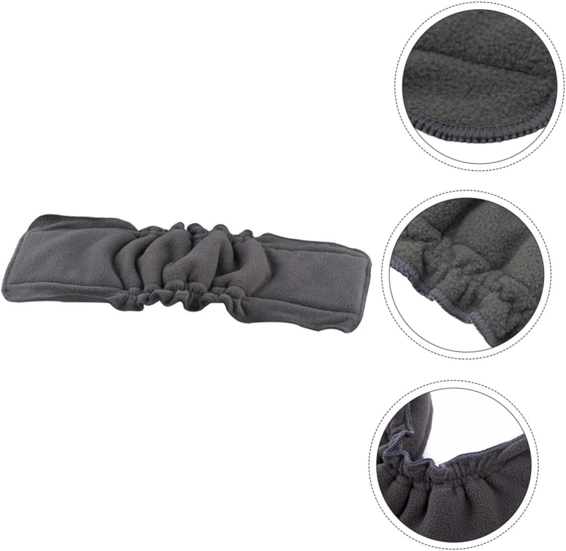 Charcoal Bamboo Diaper Liner 5 Layer Fiber Baby Diaper Inserts Washable Leak-Proof Elastic for Infant Baby Supplies image number 2