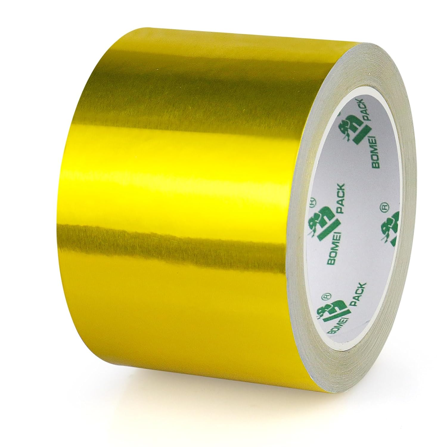 BOMEI PACK 1 Roll Gold Aluminum Foil Multi-Purpose Tape,Perfect for Sealing & Patching Pipe and Metal Repair, 75Mm X 25M image number 2