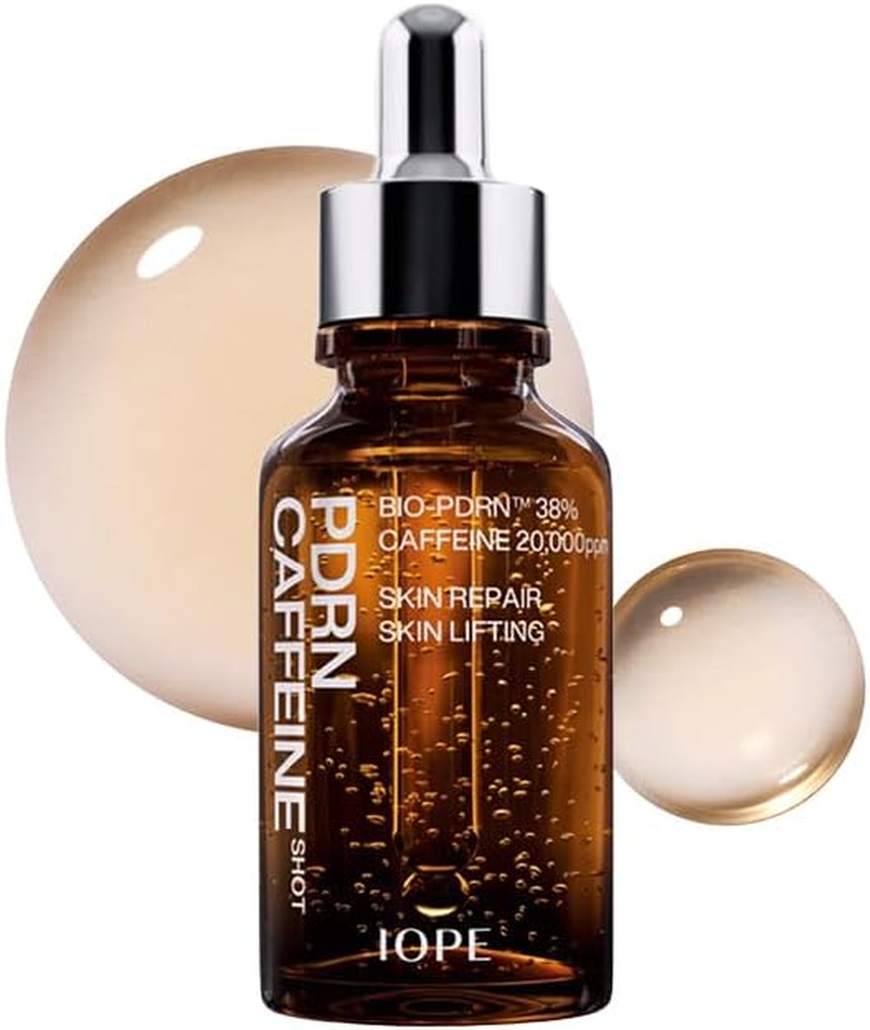 IOPE BIO-PDRN Caffeine Shot Face Serum - Plant Based Anti-Aging Serum, Structural Lifting Visibly for Wrinkle Care, Hydrating with Caffeine for Saggy Skin, 1.01 Fl Oz image number 4