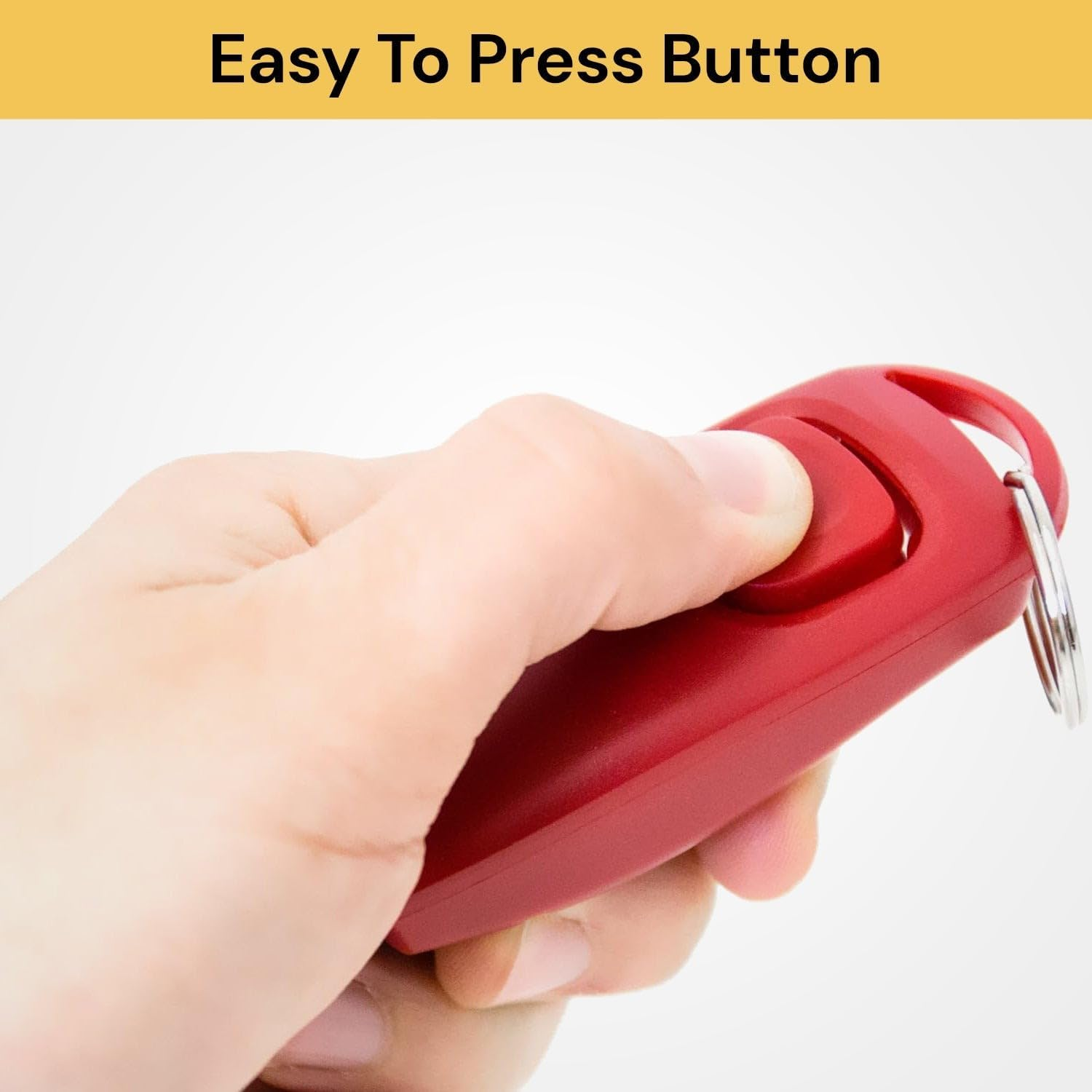 EZONEDEAL Dog Training Clicker Dog Trainer, 2 in 1 Whistle and Dog Clicker for Training Combo,Pet Behavioral Training Tools Help Guide Easy to Carry for Dogs Cats Birds Horses,Puppy (Red) - Blue image number 5