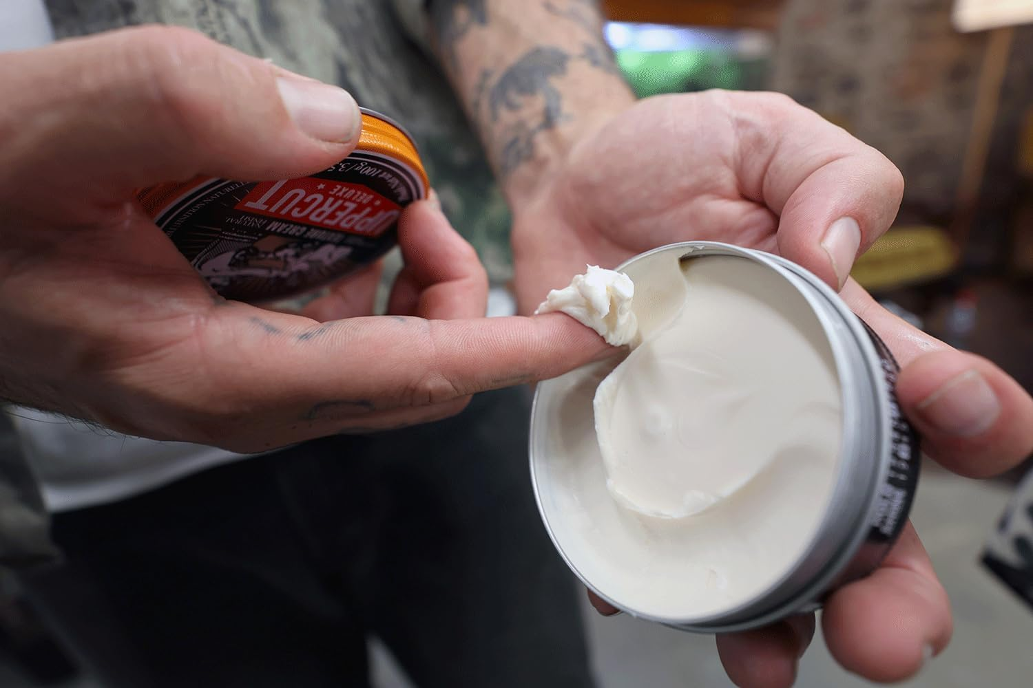 Uppercut Deluxe, Texture Cream, Re-Workable, Pliable Hold, Natural Finish, Texture Cream for Men 3.5 Oz