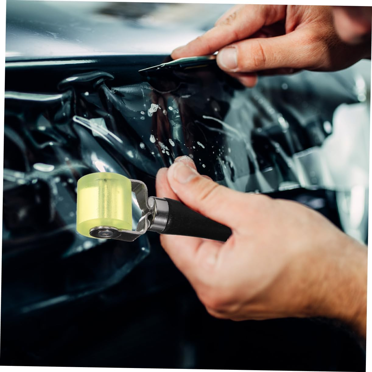 FELTECHELECTR Automotive Sound Deadening Roller Sound Noise Insulation Tool for Car Interior Use Rubber Rolling Wheel image number 4