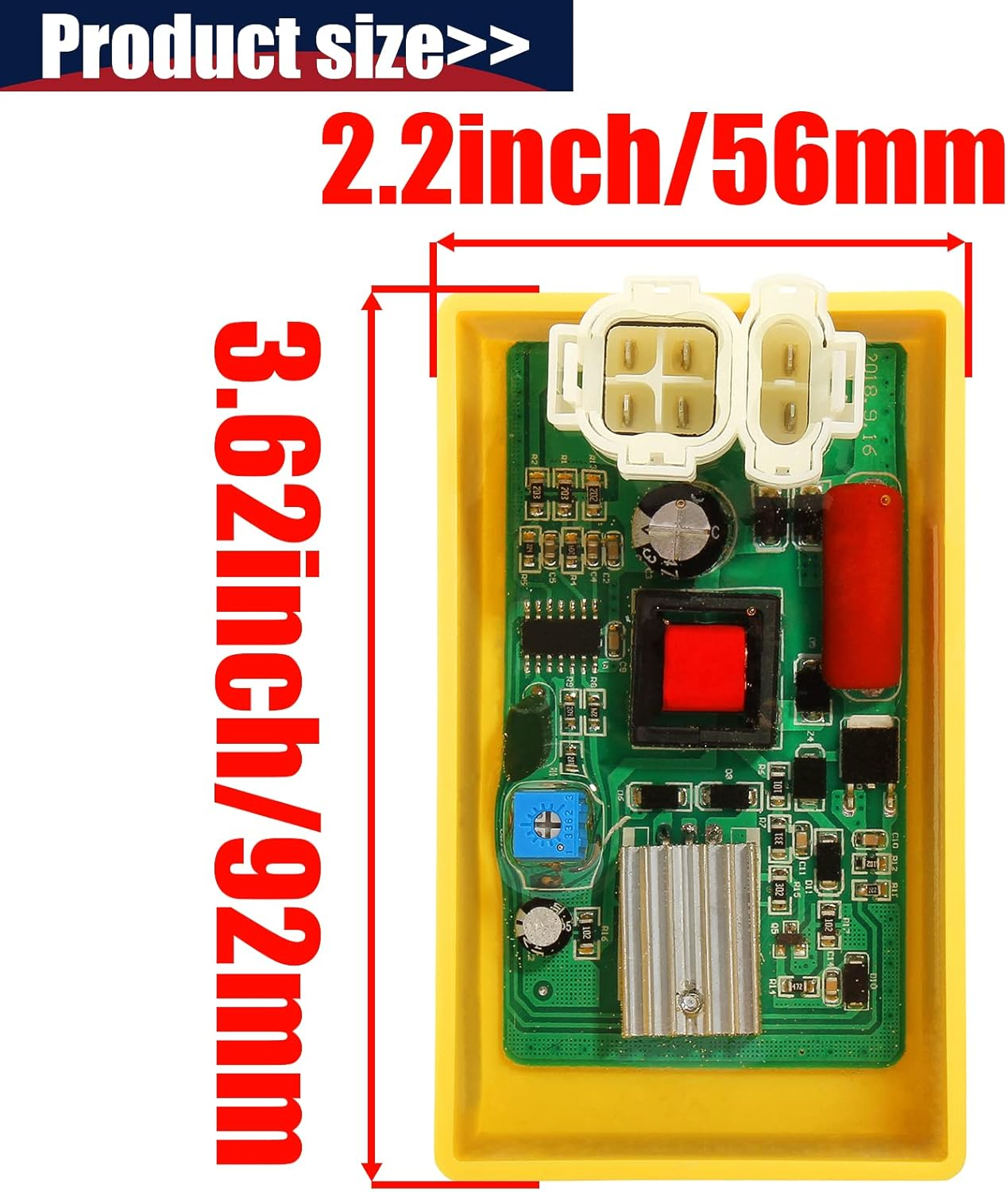 Adjustable High Performance Racing 6 Pin DC CDI Box GY6 50Cc - 90Cc 110Cc 125Cc 150Cc 200Cc 250Cc Scooter ATV Go Kart Moped Quad Dune Buggy Pit Dirt Bike Kymco Agility People Sento 50 125 150 image number 3