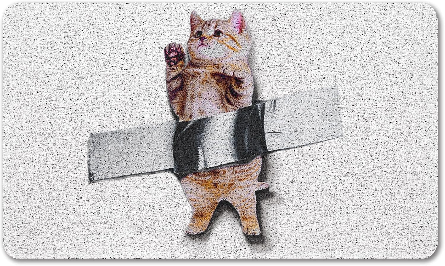 Cat Front Door Mat outside Entrance Non Slip Welcome Mats Outdoor Doormat Funny with Rubber Backing Easy to Clean Indoor Mats High Traffic Areas Entry