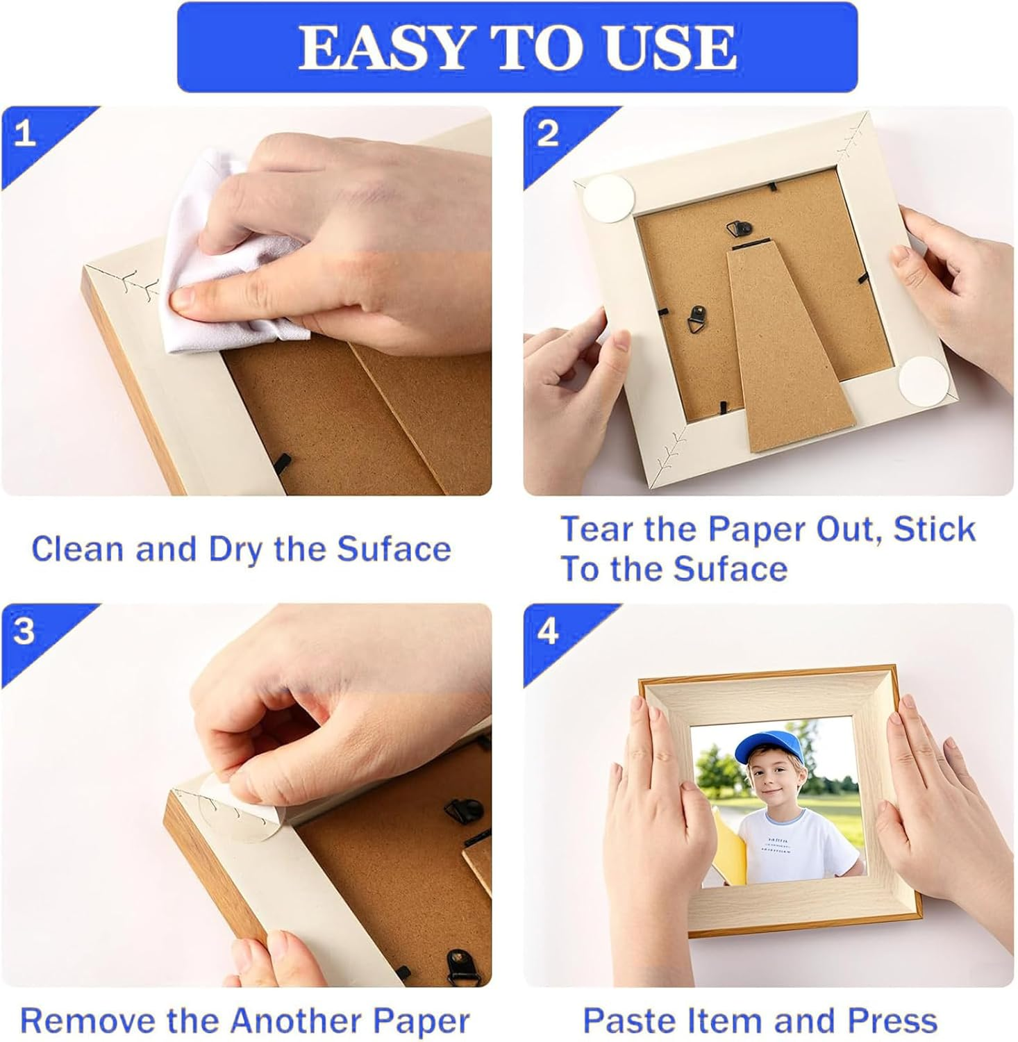 216 Pairs Transparent Sticky Dots - 1.5Cm Hook & Loop Fastener, Multi-Purpose for Arts & Crafts, Classroom Displays, Home Organization - Reusable & No Residue Fastener image number 2