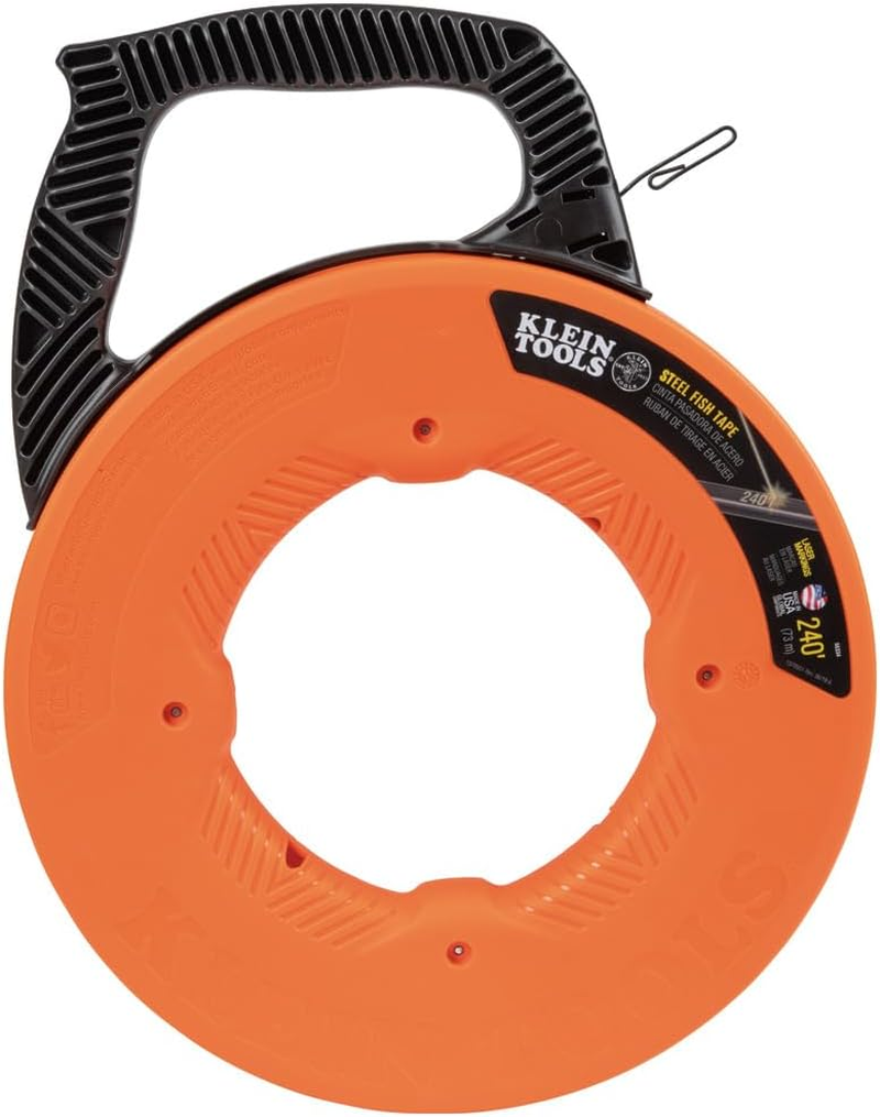 KLEIN TOOLS STEEL FISH TAPE 1/8-INCH X 240-FOOT image number 5