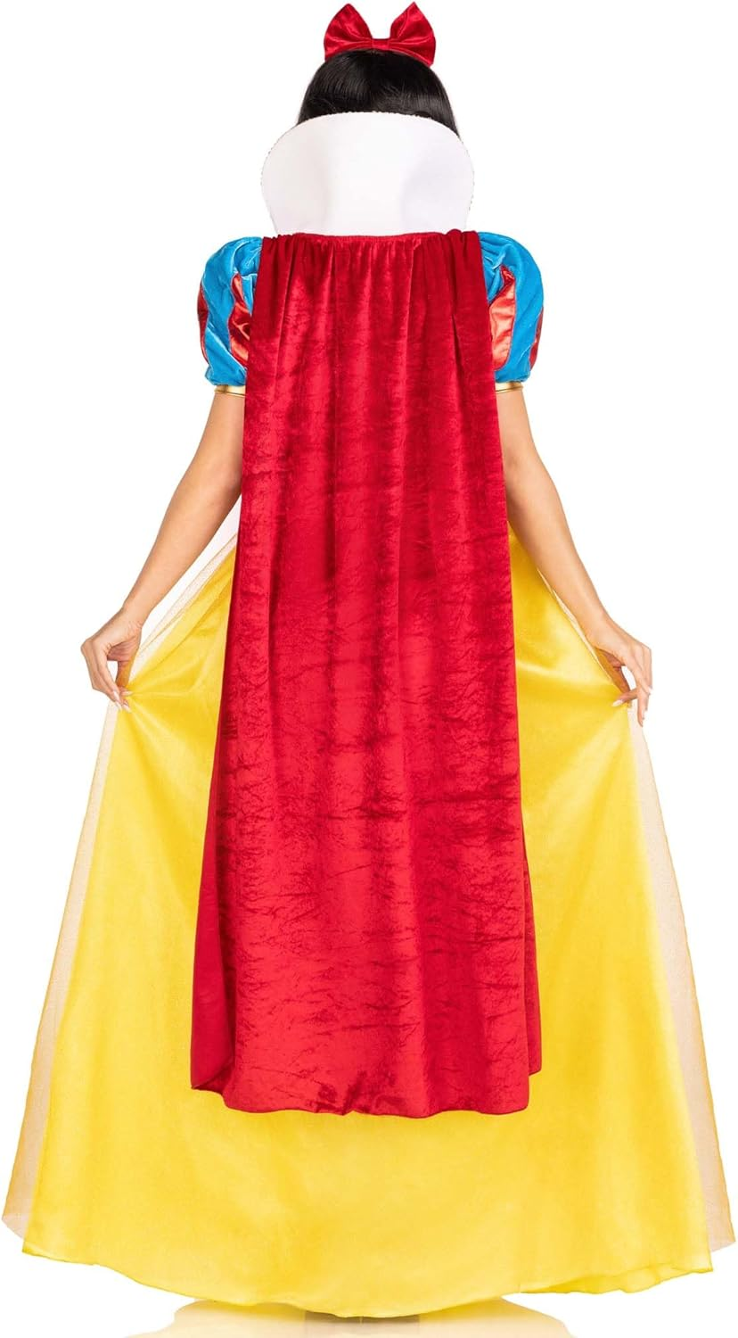 Leg Avenue Women&rsquo;S 3 PC Royal Snow Princess Costume with Headband and Cape, SMALL image number 2