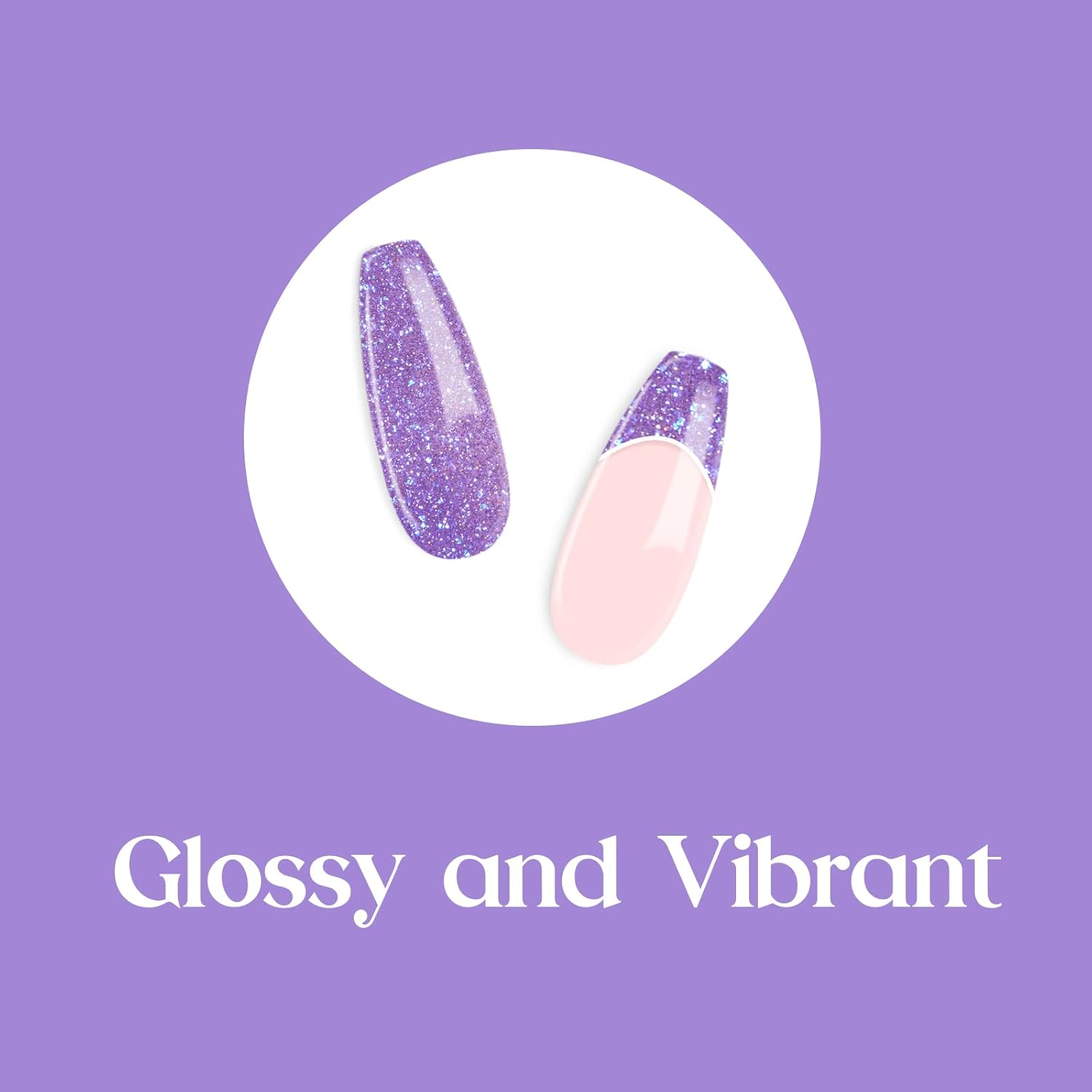 Beetles Gel Polish Diamond Glitter Nail Polish 15Ml Party Queen Nail Purple Sparkly Gel Soak off Uv LED Nail Lamp Flashy Gel Polish Nail Art Manicure Salon DIY Home image number 3