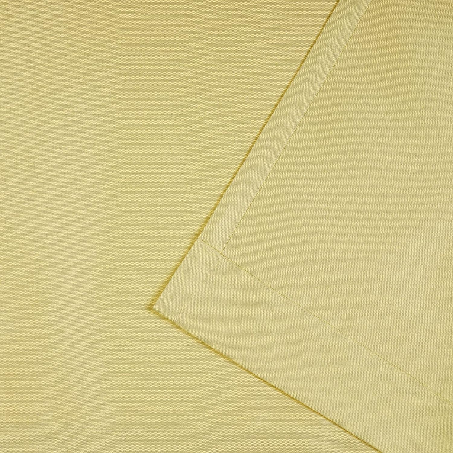 Exclusive Home Cabana Solid Indoor/Outdoor Light Filtering Hook-And-Loop Tab Top Curtain Panel Pair, 54"X108", Sundress image number 3