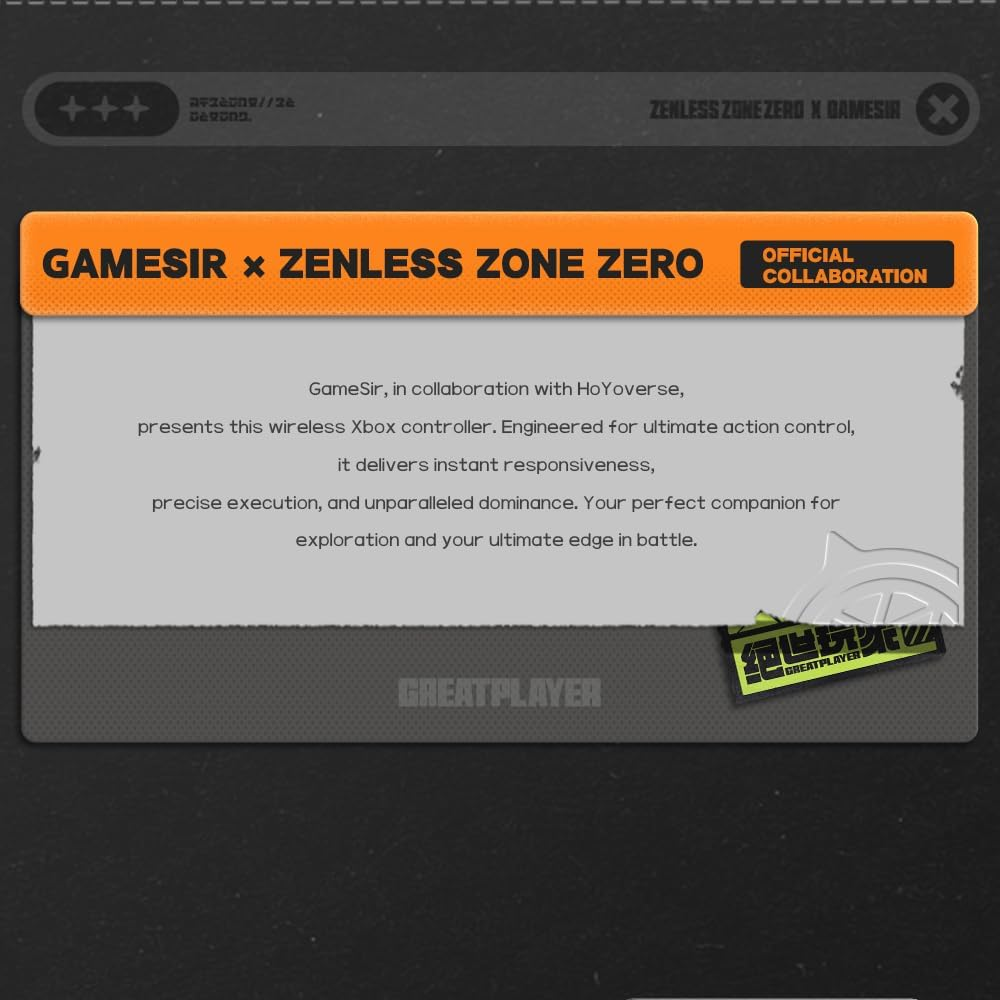 Gamesir G7 Pro Zenless Zone Zero Edition Wireless Controller for Xbox, PC & Android | Hall Effect Sticks & Triggers Pc Controller| 1000Hz Polling Rate | 4 Mappable Back Buttons | Trigger Stop & Lock | Bluetooth, 2.4G & Wired Connection | Drift-Free Gaming Controller image number 1