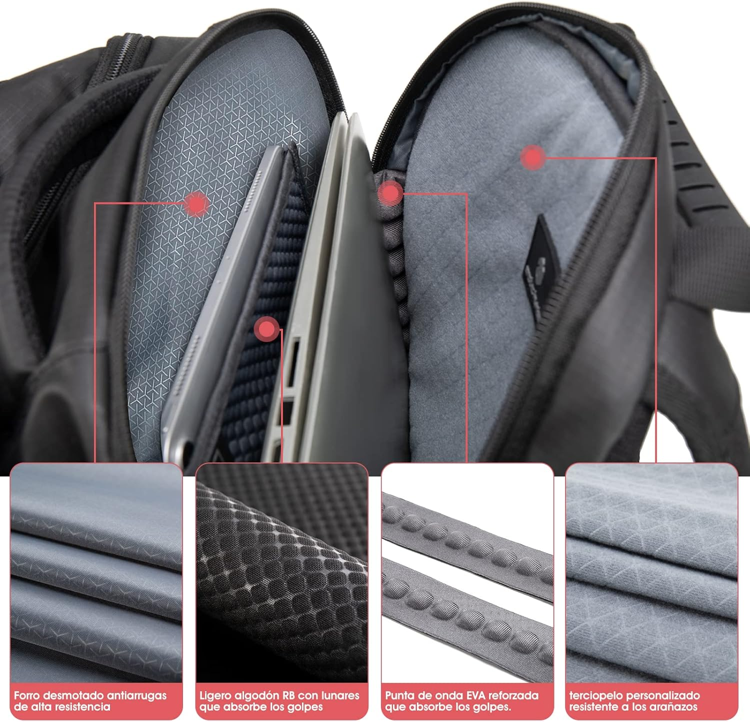 Laptop Backpack, ARCTIC HUNTER AH Anti-Theft Waterproof Backpack with USB Charging Port, Business Backpack with Multiple Compartments 15.6 Inch image number 1