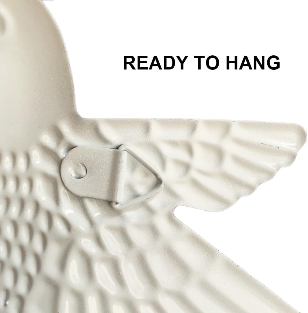 Metal Hummingbird Wall Art Decor 4Pcs, Hummingbird Hanging for Garden Fence, Farmhouse, Patio