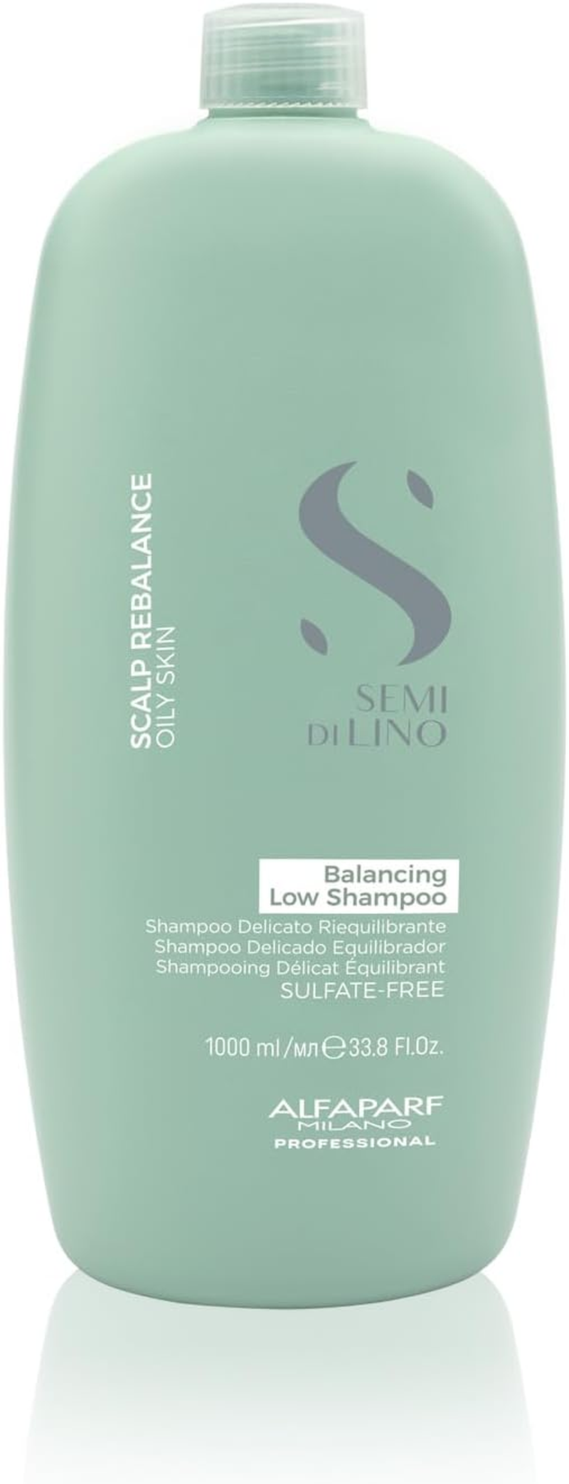 Alfaparf Milano Semi Di Lino Scalp Rebalance Purifying Low Shampoo, 1 L, 8022297095905 image number 5