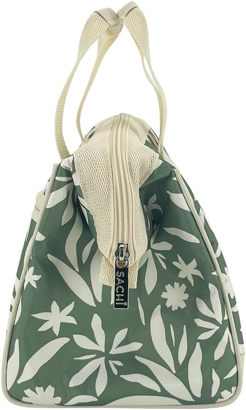 Sachi 'Style 34' Insulated Lunch Bag - Sage Wildflower image number 4