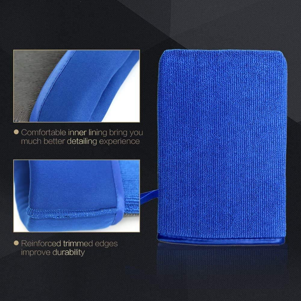 Car Clay Mitt, Car Clay Bar Mitt, Surface Prep Mitt, Finish Clay Bar Mitt Wash Mitt Clay Eraser Mitt for Car Detailing and Polishing Clay Bar Tool (1 Piece) image number 2