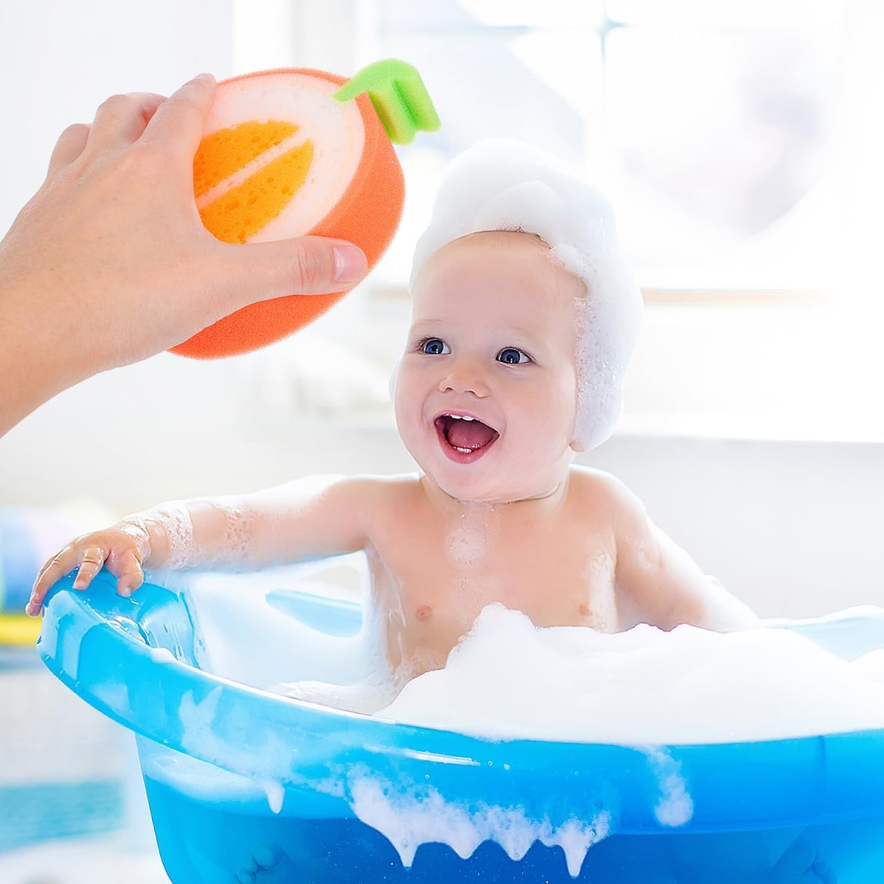 EXCEART Body Sponges Scrubbers Body Sponge for Bath Cleaning Sponge 4Pcs Fruit Shaped Bath Sponges Body Wash Sponge Cleaning Supplies Scrubbers Body Wash Bath Sponge image number 2