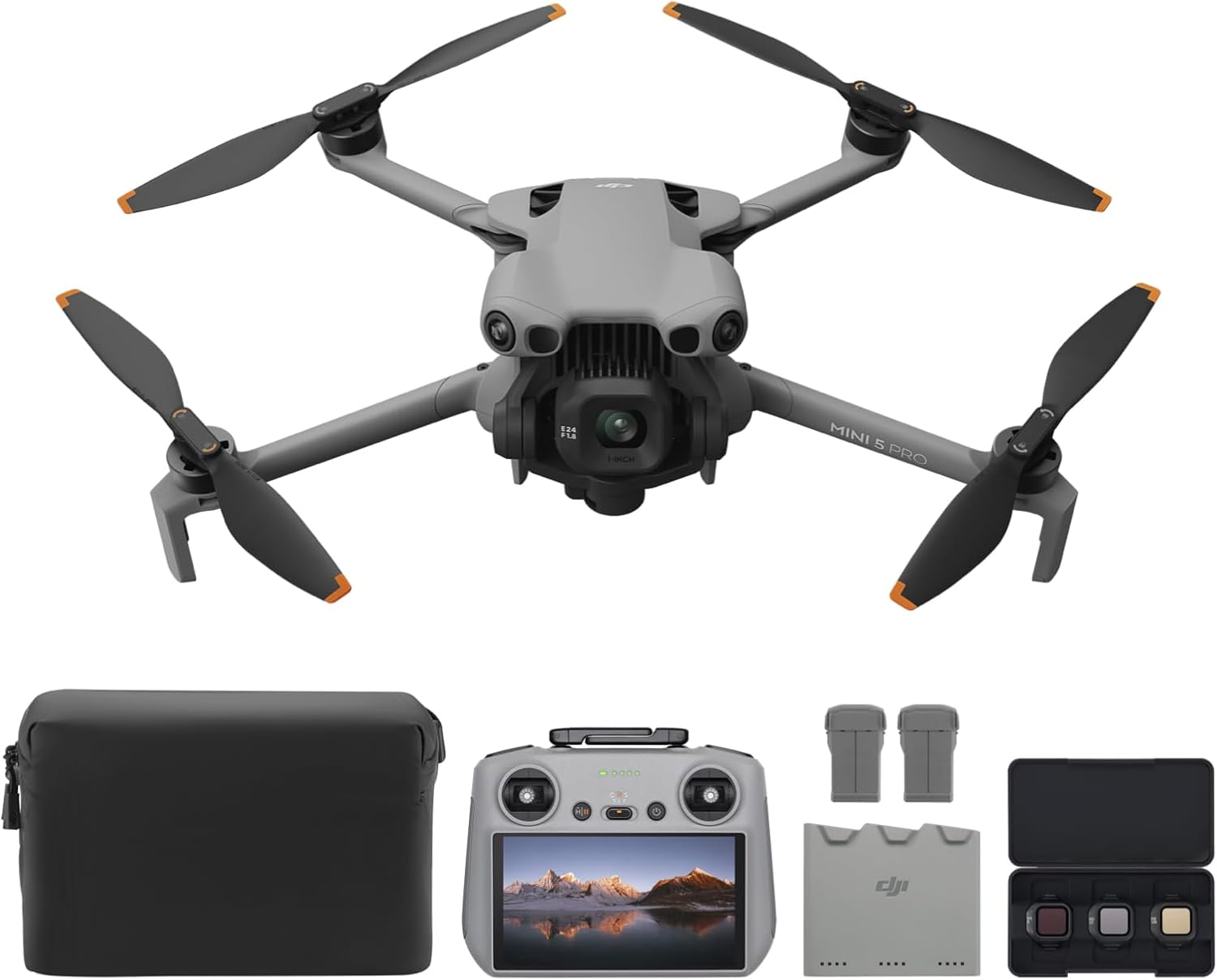 DJI Mini 5 Pro Fly More Combo with DJI RC 2, Drone with Camera, 1-Inch CMOS, 4K Drone for Beginners with Omnidirectional Obstacle Sensing, Activetrack 360&deg;, 225&deg; Gimbal Rotation, 3 Batteries image number 5