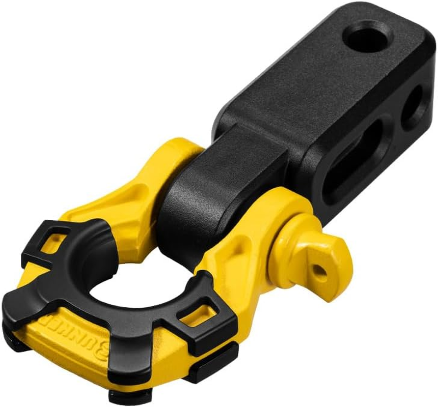 BUNKER INDUST Shackle Hitch Receiver Set 2" 41,888 LBS Break Strength with 3/4" Screw Pin & 3/4" D-Ring Shackle, Tow Hitch with Shackle Heavy Duty Receiver for Off-Road Jeep Truck Vehicle Recovery image number 6