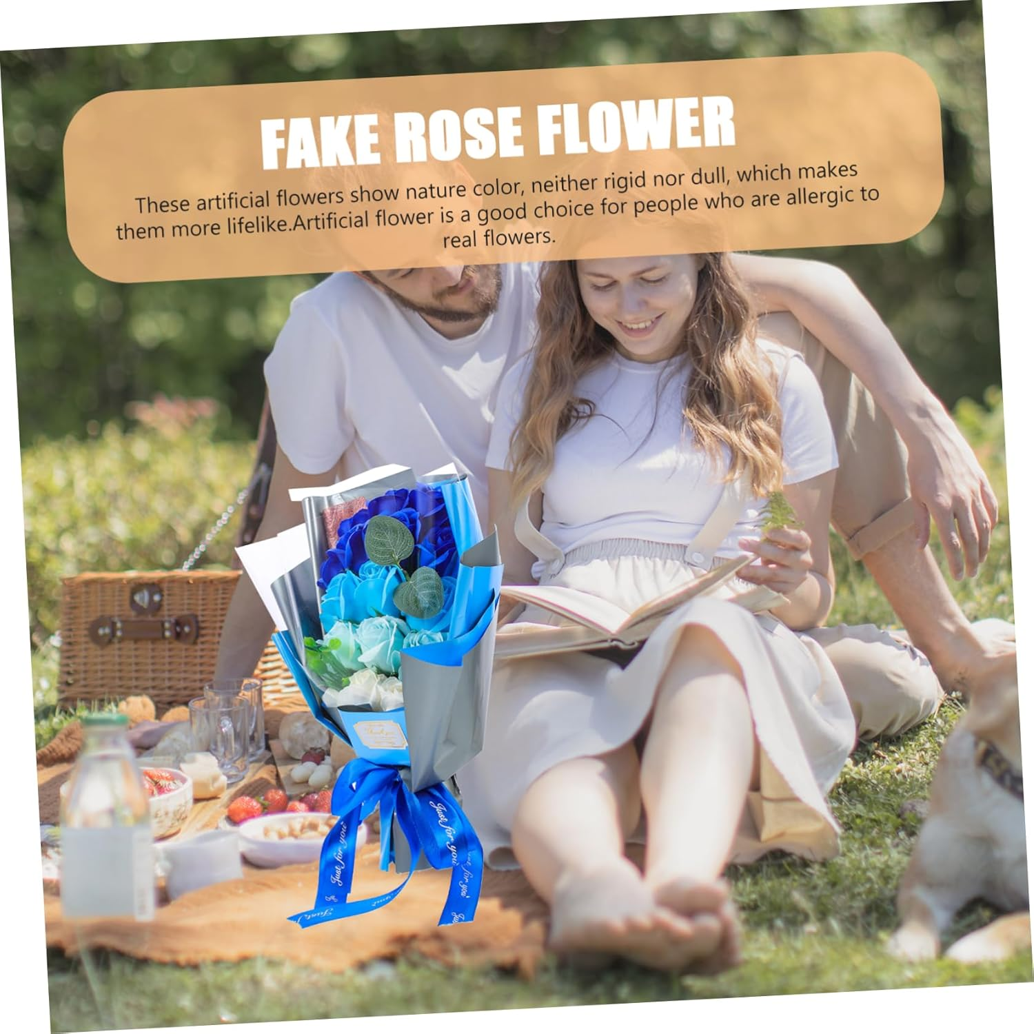 ULDIGI 1Set Soap Flower Handmade Artificial Flowers for Mother'S Day Valentine'S Day Bathroom Decor Non-Wilting Safe and Practical Soap Roses Gradient Box image number 4