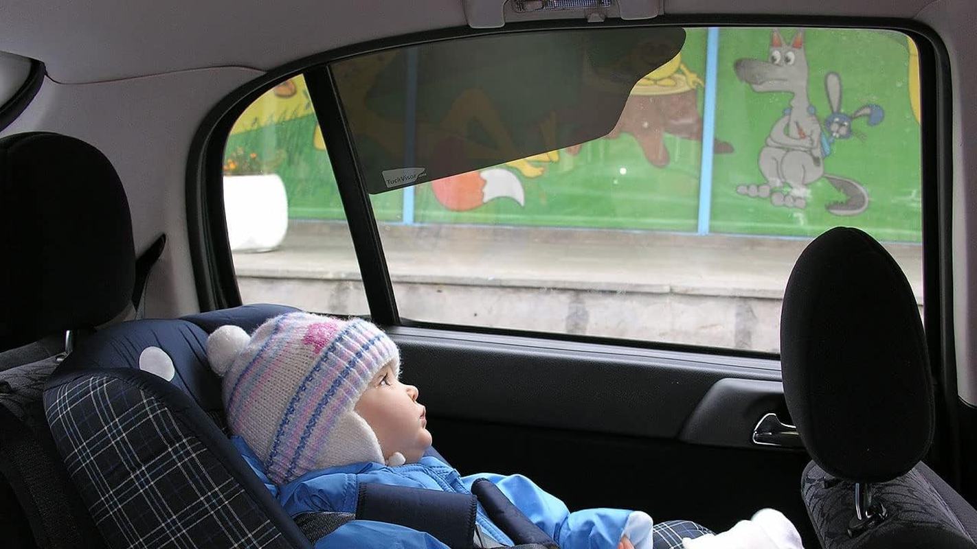 Tuckvisor Blackout Sun Visor Sunshade Extender for Car Window Windshield Sun Shade Anti-Glare Car Sun Visor Protects from Sun Glare, Snow Blindness, UV Rays, Universal for Cars, Suvs 1 Pack image number 4